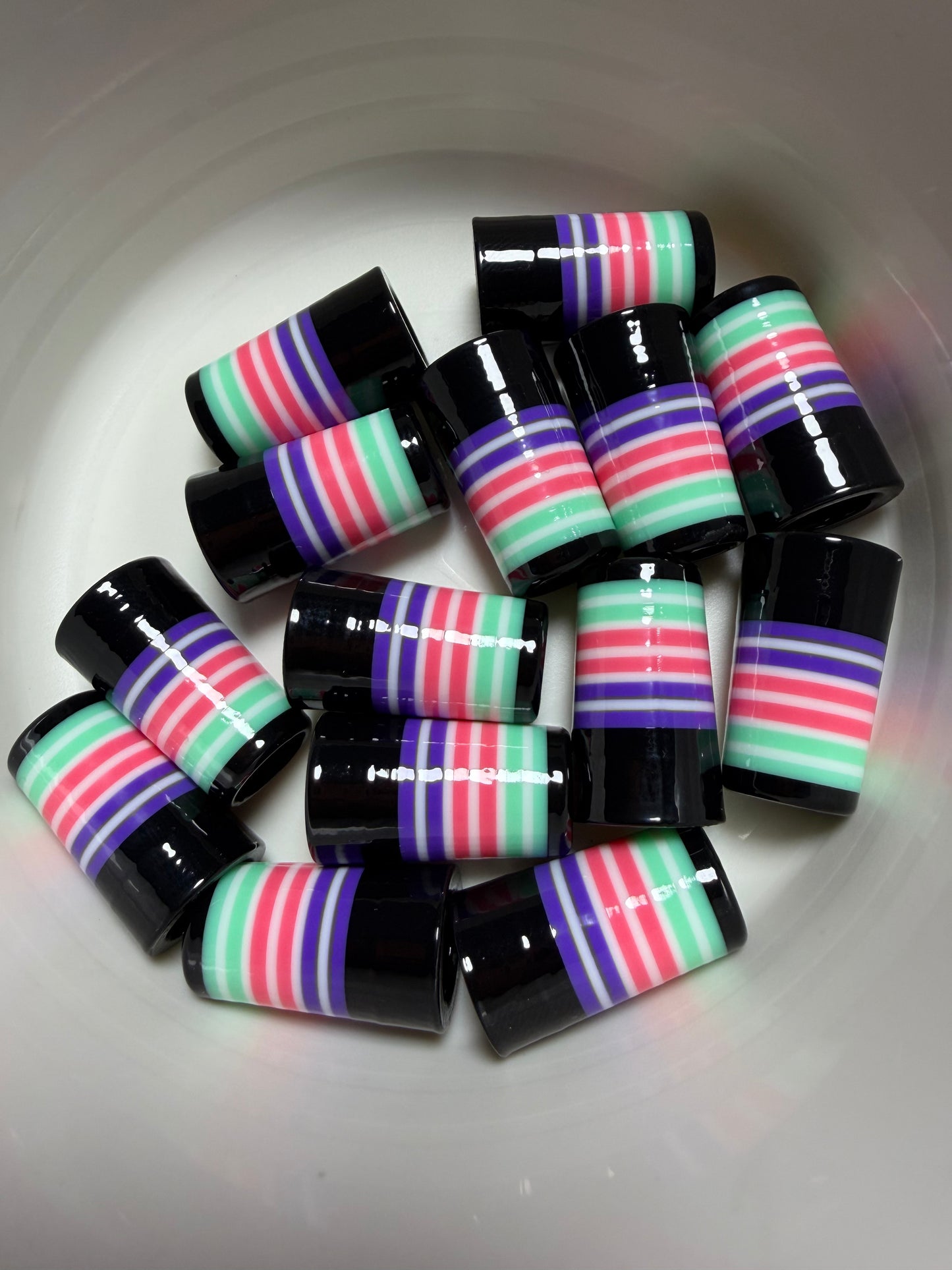 Black Light .355 ferrules 1 inch 10pack