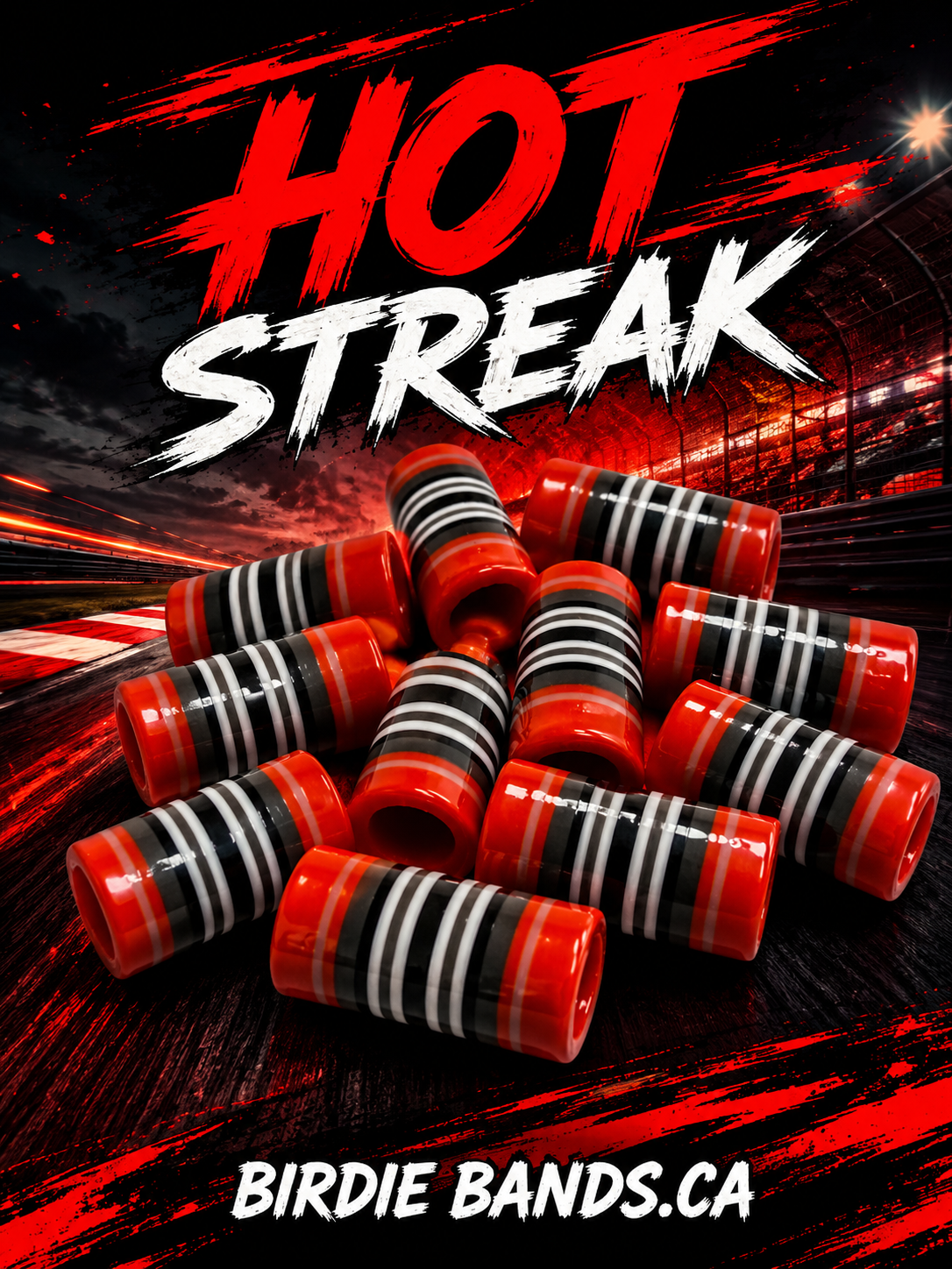 Hot Streak .355 ferrules 1 inch 10pack