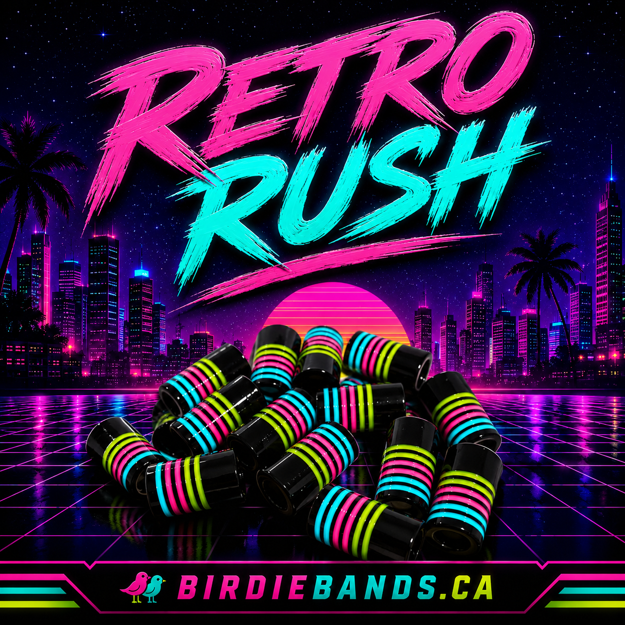 Retro Rush   .355 ferrules 1 inch 10pack
