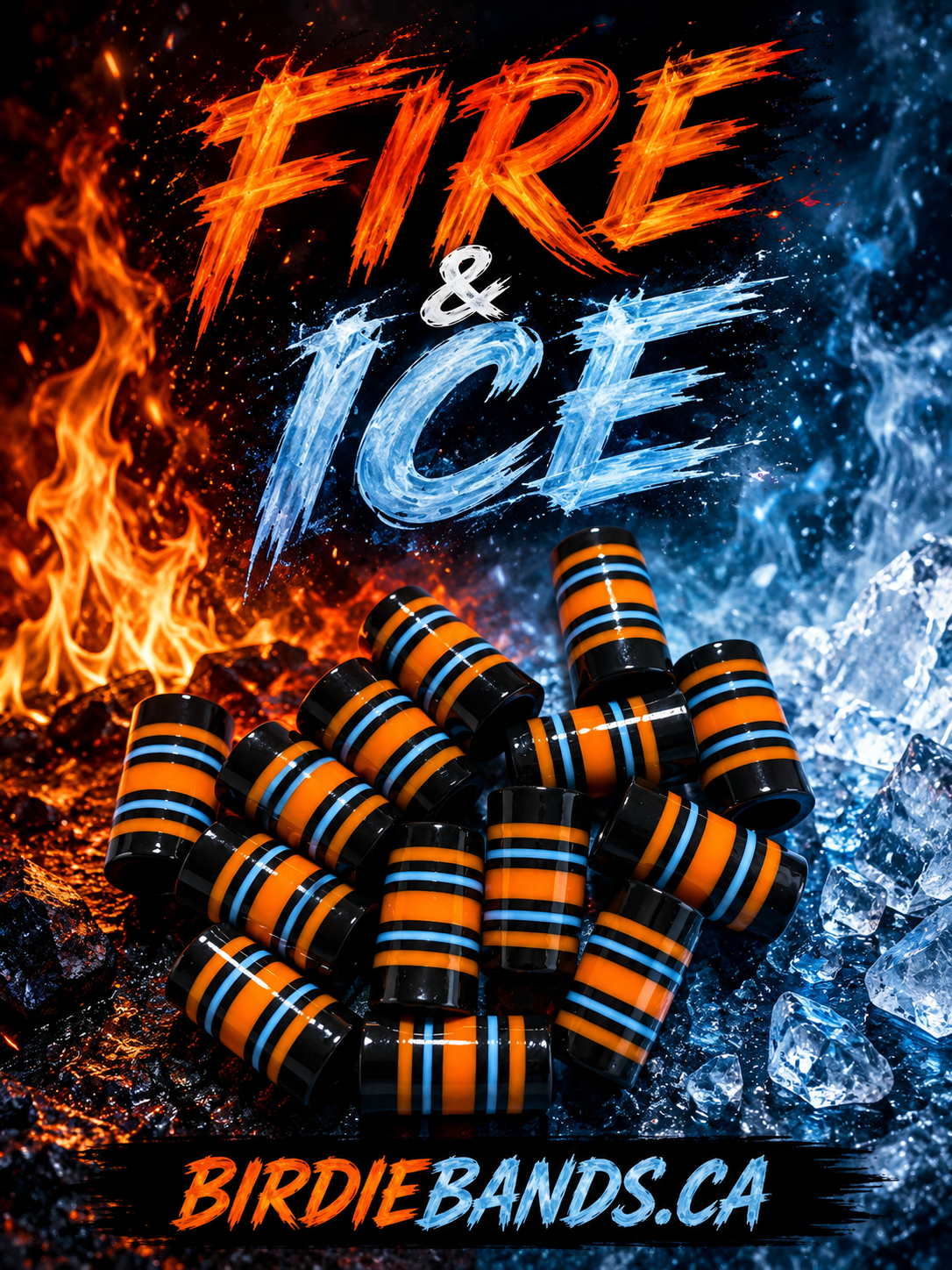 Fire & Ice .355 ferrules 1 inch 10pack