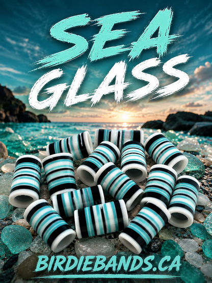 Sea Glass .355 ferrules 1 inch 10pack