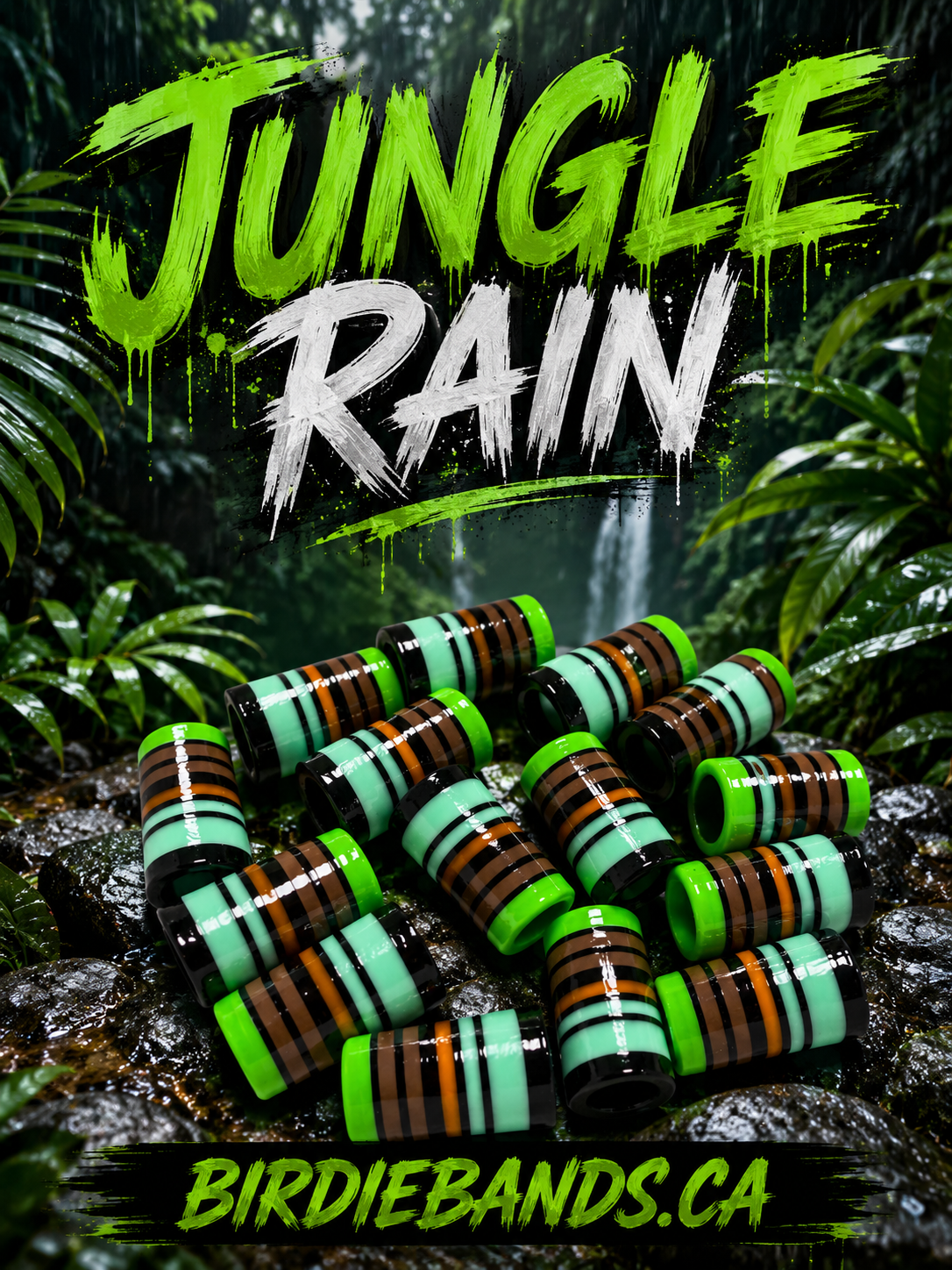 Jungle Rain .355 ferrules 1 inch 10pack