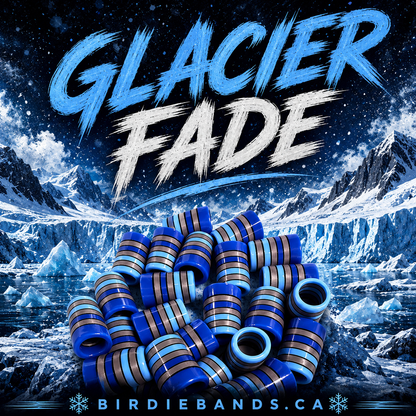 Glacier Fade .355 ferrules 3/4 inch 10pack