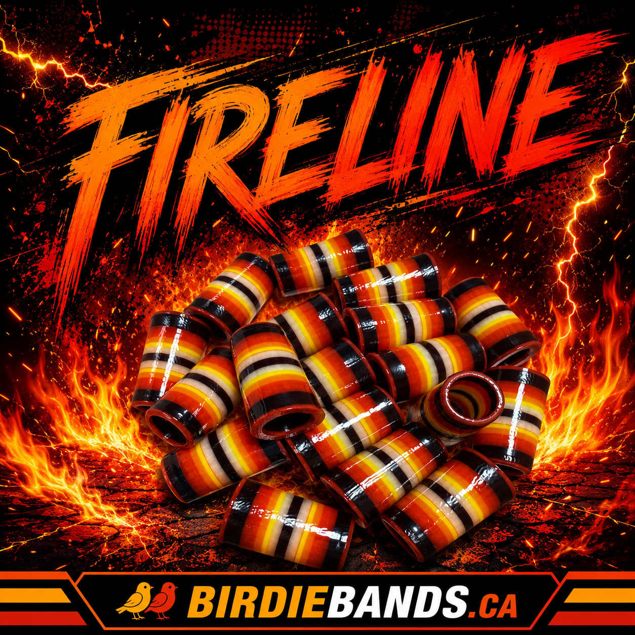 Fireline .355 ferrules 1 inch 10pack