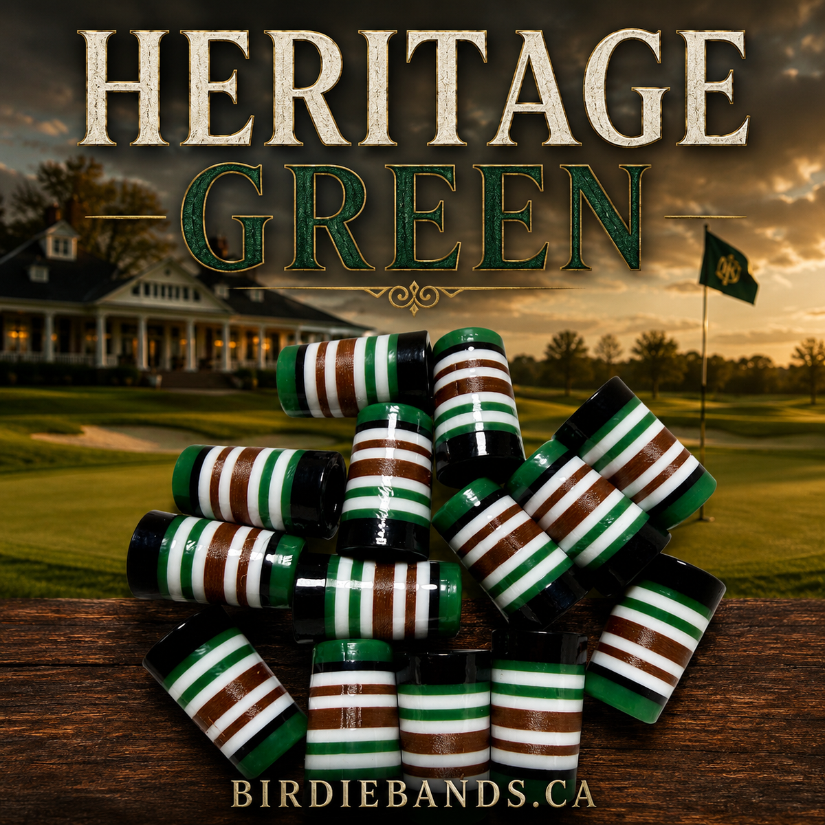 Heritage Green .355 ferrules 1 inch 10pack