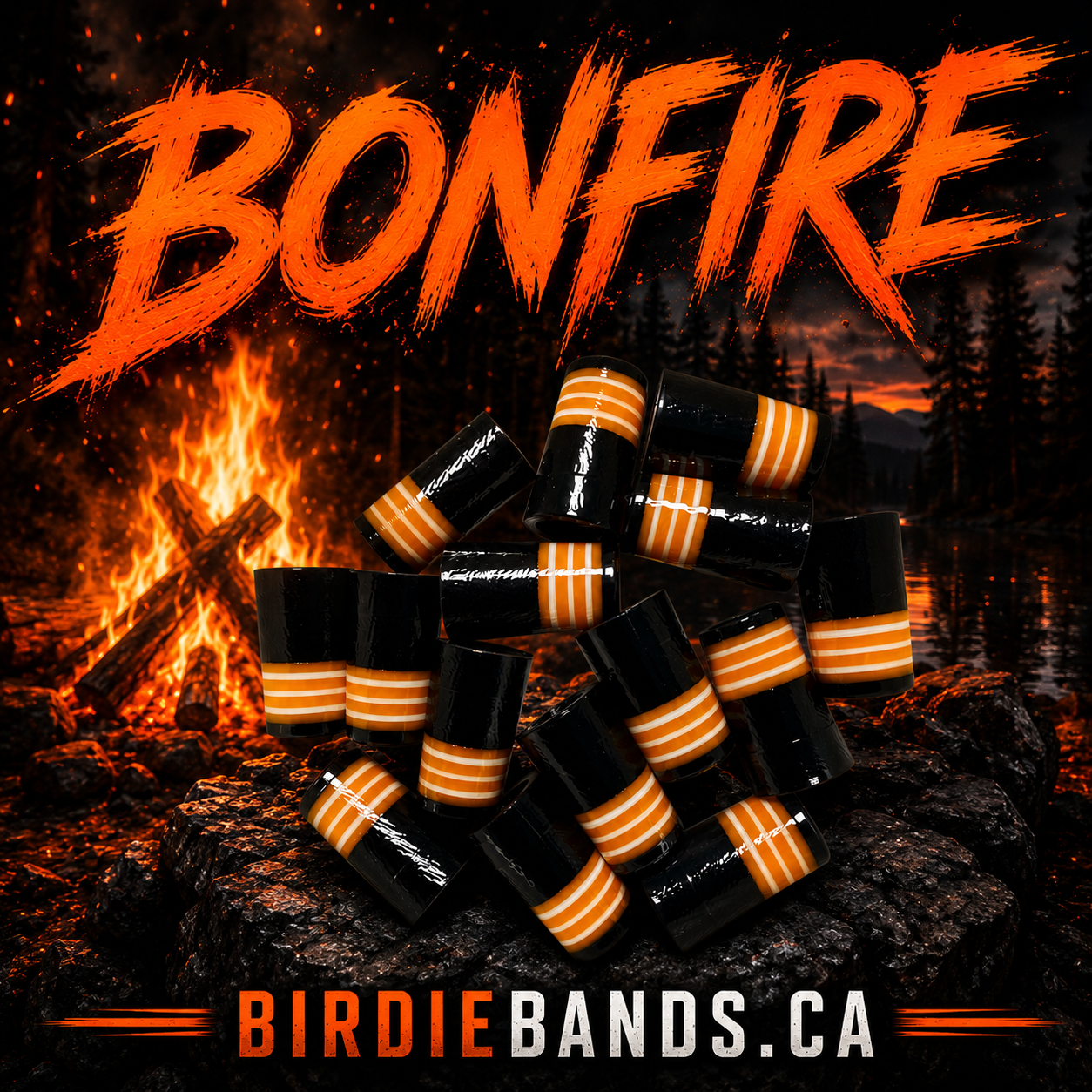 Bonfire .355 ferrules 1 inch 10pack