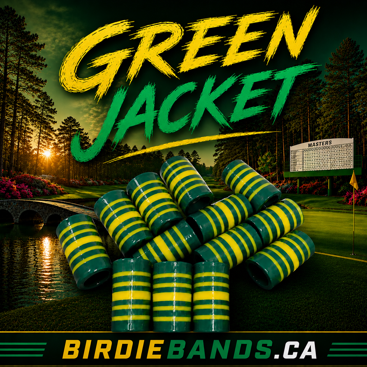 Green Jacket  .355 ferrules 1 inch 10pack