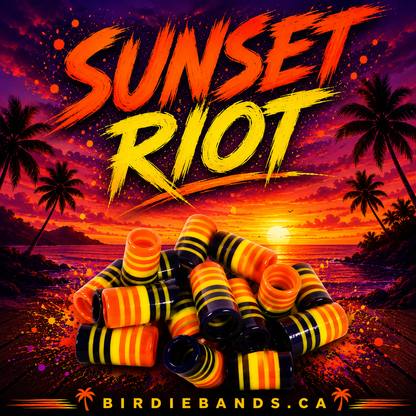 Sunset Riot .355 ferrules 1 inch 10pack