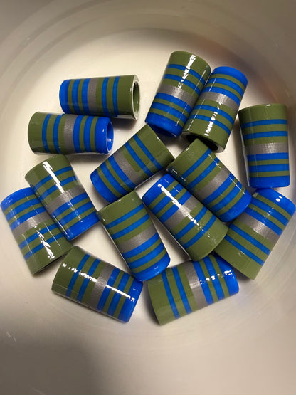 Olive Thunder .355 ferrules 1 inch 10pack
