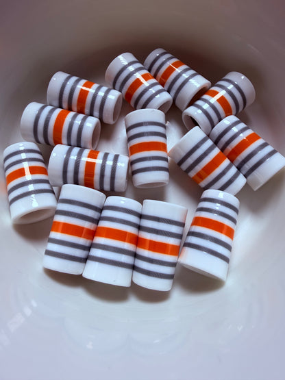 Stripe Series Red .355 ferrules 1 inch 10pack
