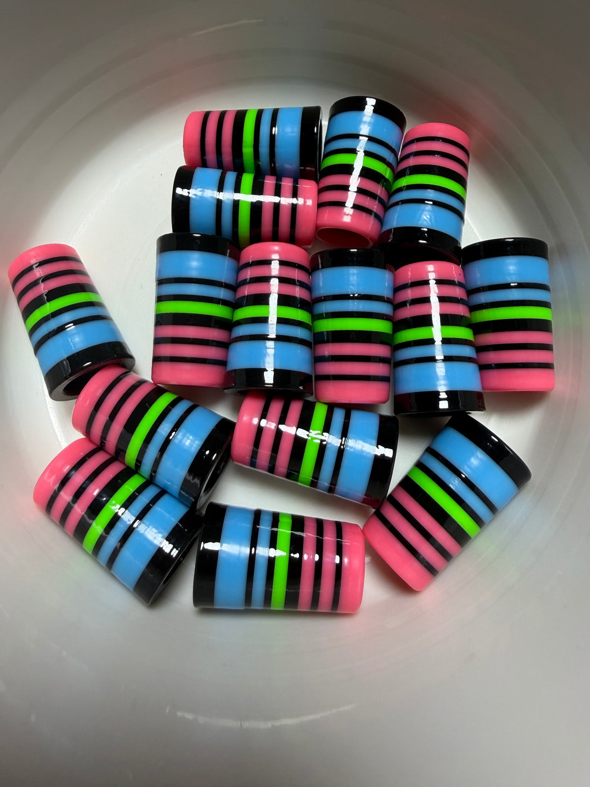 Neon Knockout .355 ferrules 1 inch 10pack